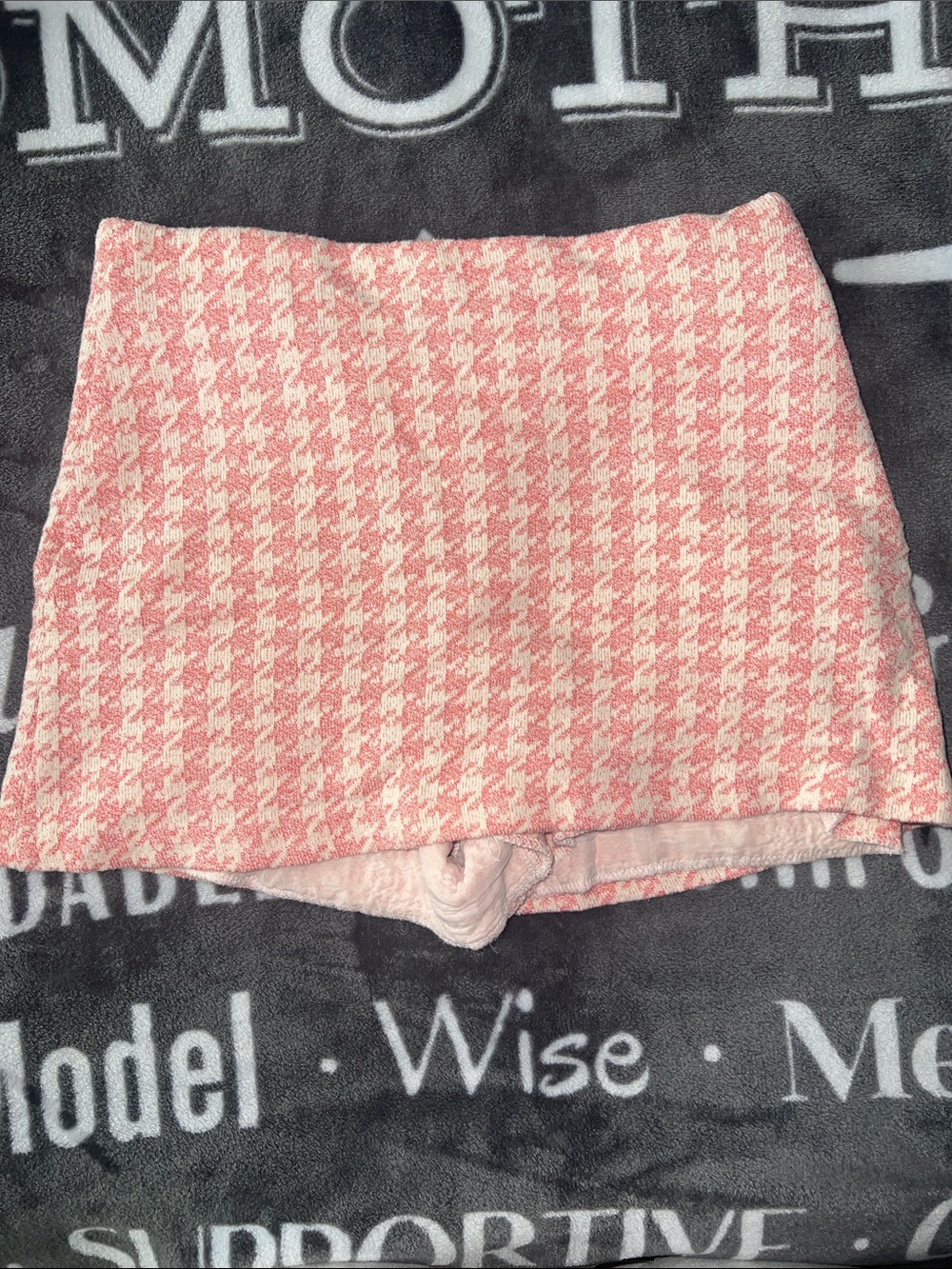 Zara Houndstooth Skort - S